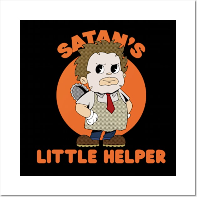 Satan's little helper Wall Art by peculiarbutcute